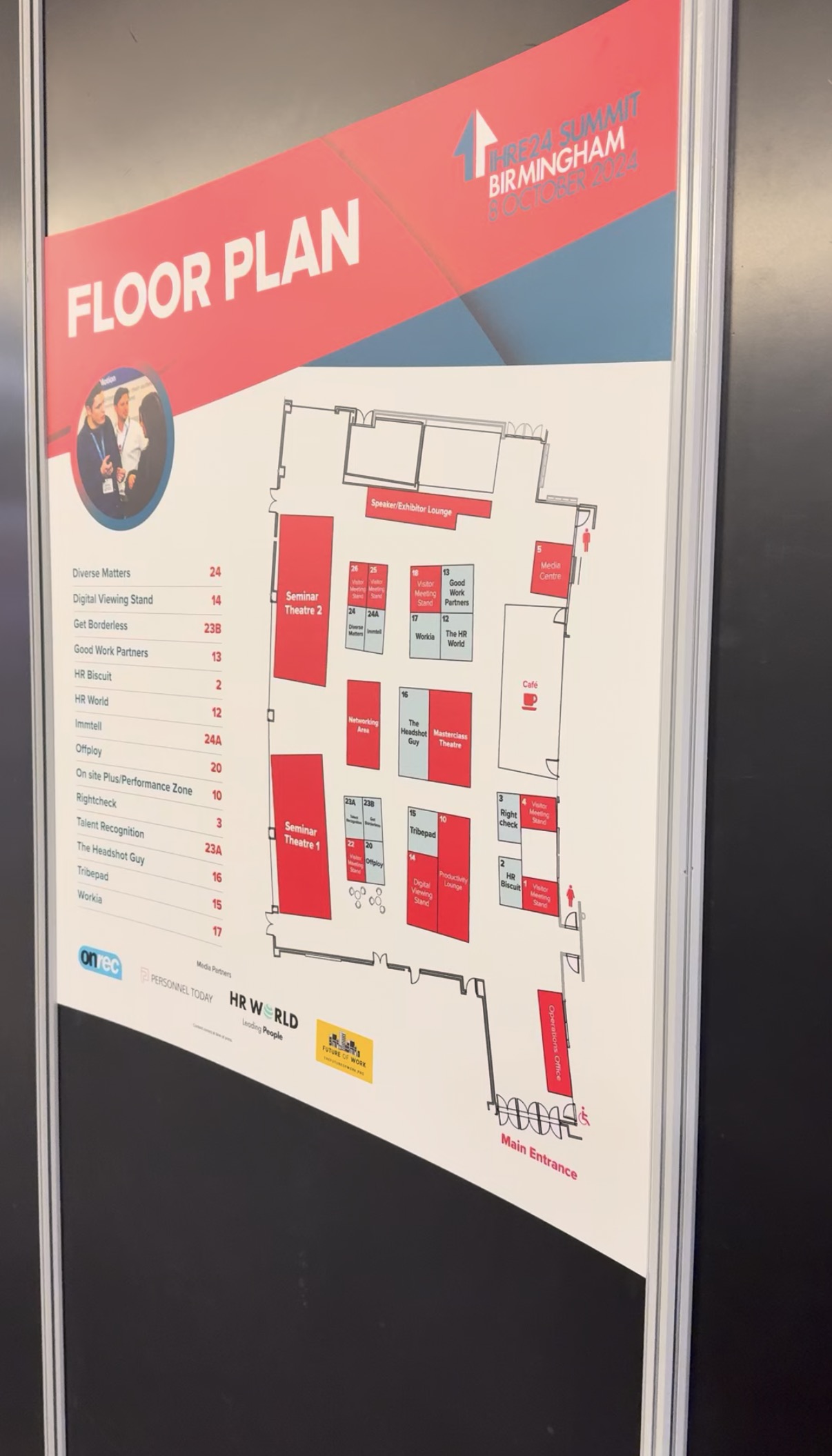 Stand sizes and layouts